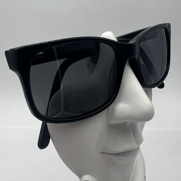 Per Uomo CS1082 Black Oval Sunglasses Frames - Picture 2 of 6